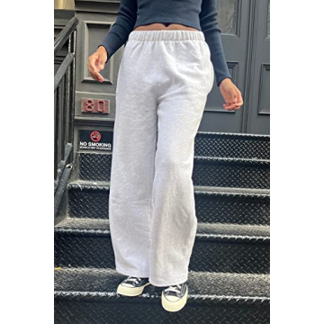 High Waisted Women Sweatpants with Pockets for Comfort