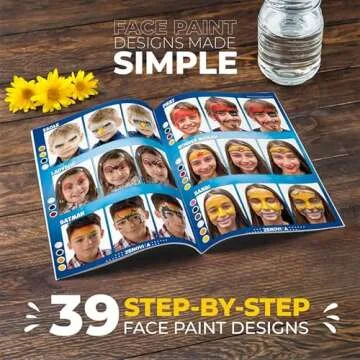 Zenovika Face Painting Kit for Kids - Fun and Safe Creativity