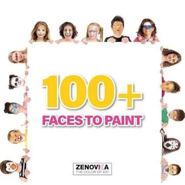 Zenovika Face Painting Kit for Kids - Fun and Safe Creativity
