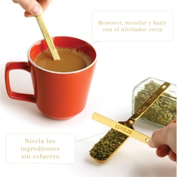 2lbDepot Gold Measuring Spoons Set - Elegant & Durable Kitchen Tool