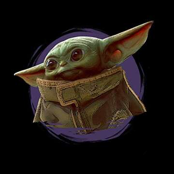 Cutest STAR WARS Men's The Mandalorian The Child Tee - 2X Large