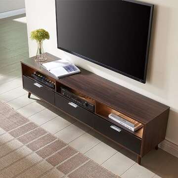 LED TV Stand with Lights - Stylish Storage & Modern Design