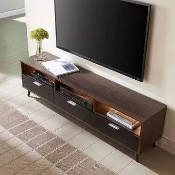 LED TV Stand with Lights - Stylish Storage & Modern Design
