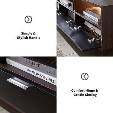 LED TV Stand with Lights - Stylish Storage & Modern Design