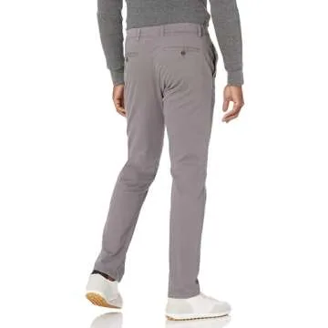Amazon Essentials Men's Slim-Fit Casual Stretch Chino Pant, Charcoal, 30W x 30L