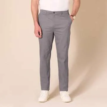 Amazon Essentials Men's Slim-Fit Casual Stretch Chino Pant, Charcoal, 30W x 30L