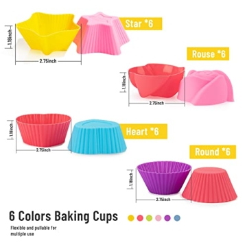 Durable Silicone Cupcake Liners for Eco-Friendly Baking