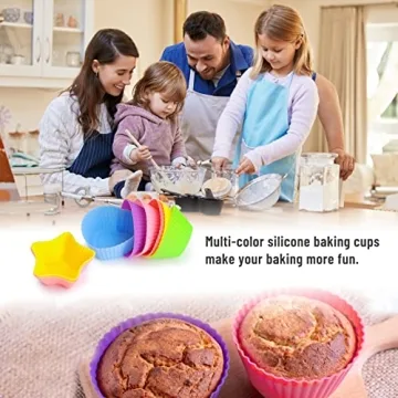 Durable Silicone Cupcake Liners for Eco-Friendly Baking