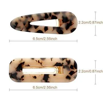 OYRGCIK 16 PCS Fashion Hair Clips Set - Sturdy & Stylish