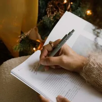 ALABASTER Co. - Pastel Pen Variety Pack, Black Ink: Bible Study and Journaling Supplies. Aesthetic and Smooth Writing, Christian Gifts for Women, Presents for Mom, Journaling Pens, Holiday Gifts