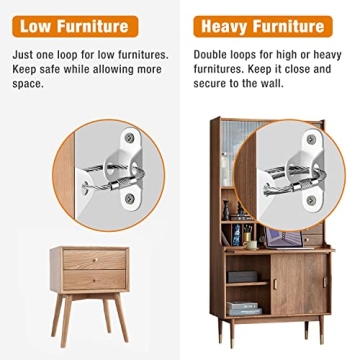 Ougourim Furniture Anchors for Safe Baby Proofing