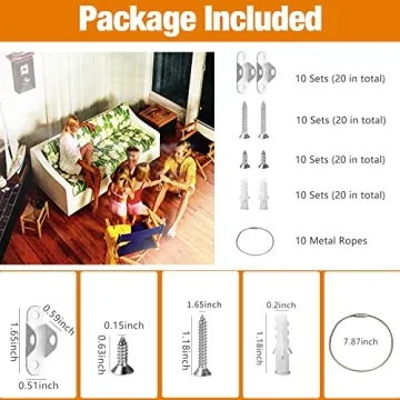 Ougourim Furniture Anchors for Safe Baby Proofing