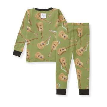 Burt's Bees Baby Baby Boy's Pajamas, 100% Organic Cotton Soft Sleepwear Set