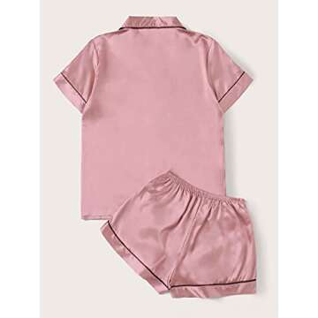 Chic Women's Satin Pajama Set - Comfort Meets Style