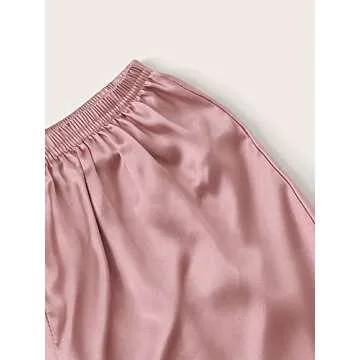 Chic Women's Satin Pajama Set - Comfort Meets Style