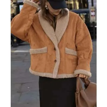 Sherpa Lined Leather Jacket for Stylish Winter Warmth