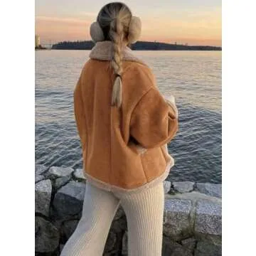 Sherpa Lined Leather Jacket for Stylish Winter Warmth