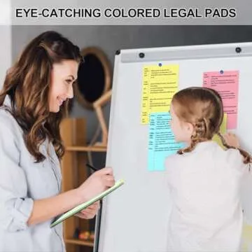 Utron 6 PCS Colorful Small Legal Pads for Organized Note-Taking