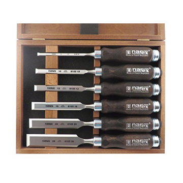 Narex 6 pc Wood Chisel Set in Wooden Presentation Box