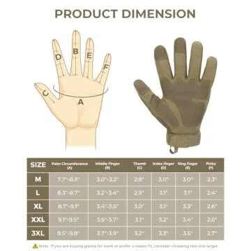 KEMIMOTO Tactical Gloves for Adventure and Safety