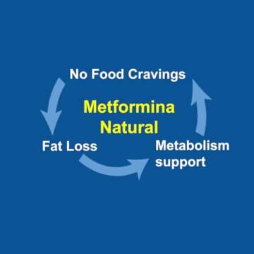 METFORMINA Natural - Weight Loss Aid and Metabolism Support - Dr Salomon (60 Capsules)