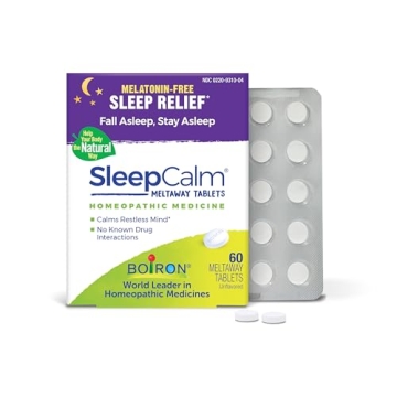 Boiron SleepCalm Sleep Aid for Deep, Relaxing, Restful Nighttime Sleep - Melatonin-Free and Non Habi...