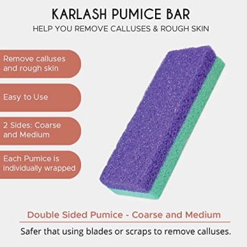 Karlash Pumice Stone for Feet Care - Pack of 2