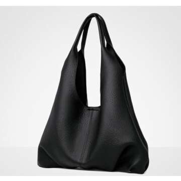 Elegant Slouchy Hobo Bags for Women - Versatile Vegan Leather