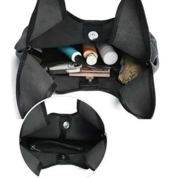 Elegant Slouchy Hobo Bags for Women - Versatile Vegan Leather