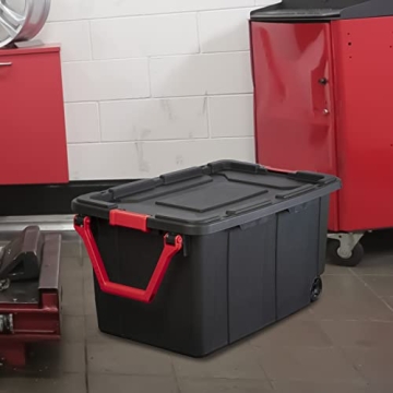 Heavy-Duty 40 Gallon Storage Bins - Durable & Stackable