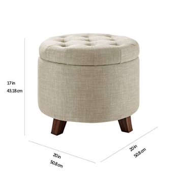 Amazon Basics Versatile Storage Ottoman with Style