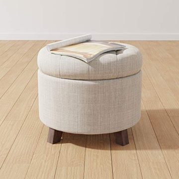 Amazon Basics Versatile Storage Ottoman with Style