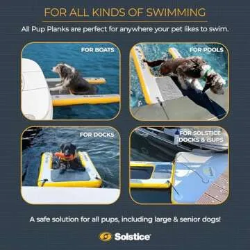 SOLSTICE Inflatable Dog Water Ramp for Safe Swimming Fun