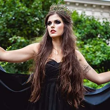 Vintage Crystal Leaf Tiara for Weddings and Events