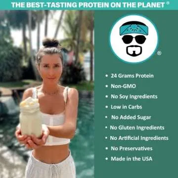 Jay Robb Unflavored Egg White Protein Powder, Low Carb, Keto, Vegetarian, Gluten Free, Lactose Free, No Sugar Added, No Fat, No Soy, Nothing Artificial, Non-GMO, Best-Tasting (24 oz, Unflavored)