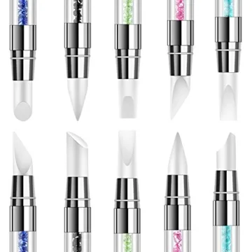 5 Pcs Silicone Nail Tools for Precision Nail Art Creativity