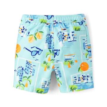 Eco-Friendly Toddler Swim Trunks with UPF Protection