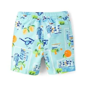 Eco-Friendly Toddler Swim Trunks with UPF Protection