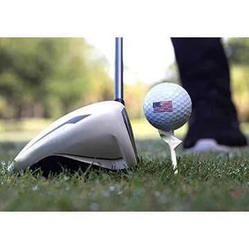 FLIGHTPATH Premium Golf Tees - Durable Plastic Golf Tees Designed to Enhance Golf Shot Distance & Precision - Robotically Tested to Reduce Ball Spin - USGA Approved Golf Equipment - (Pack of 8, 3.25“)