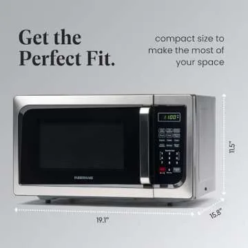 Farberware Classic Microwave 0.9 Cu. Ft, 900-Watt Power