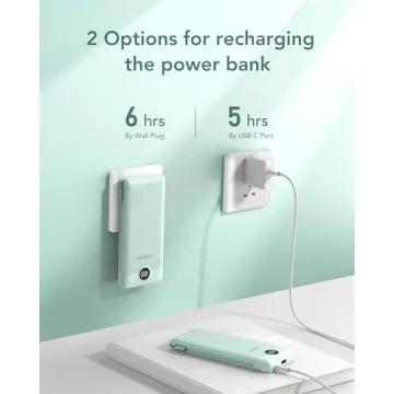 VEGER Portable Charger 10000mAh Slim Fast Charging Power Bank