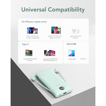 VEGER Portable Charger 10000mAh Slim Fast Charging Power Bank