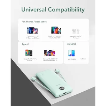 VEGER Portable Charger 10000mAh Slim Fast Charging Power Bank