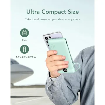 VEGER Portable Charger 10000mAh Slim Fast Charging Power Bank