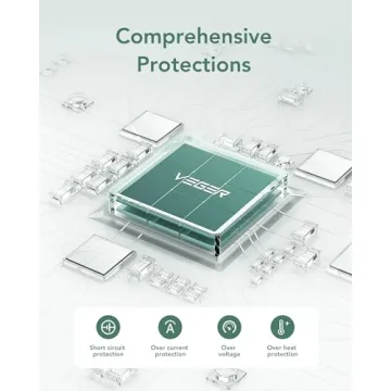 VEGER Portable Charger 10000mAh Slim Fast Charging Power Bank