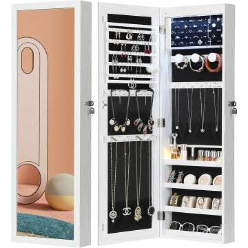 Nicetree LED Jewelry Armoire with Exclusive Features