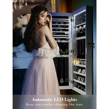 Nicetree LED Jewelry Armoire with Exclusive Features