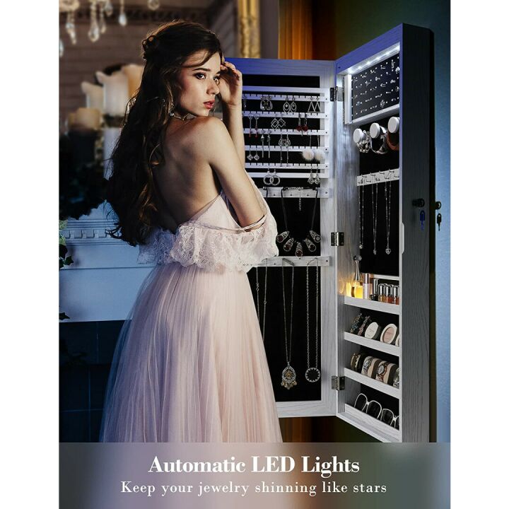 Nicetree LED Jewelry Armoire with Exclusive Features