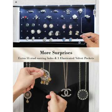 Nicetree LED Jewelry Armoire with Exclusive Features