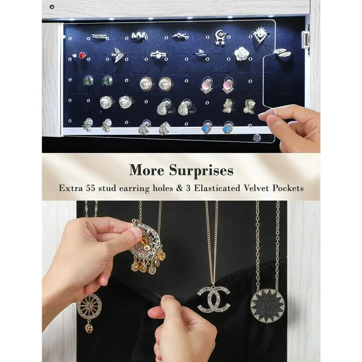 Nicetree LED Jewelry Armoire with Exclusive Features